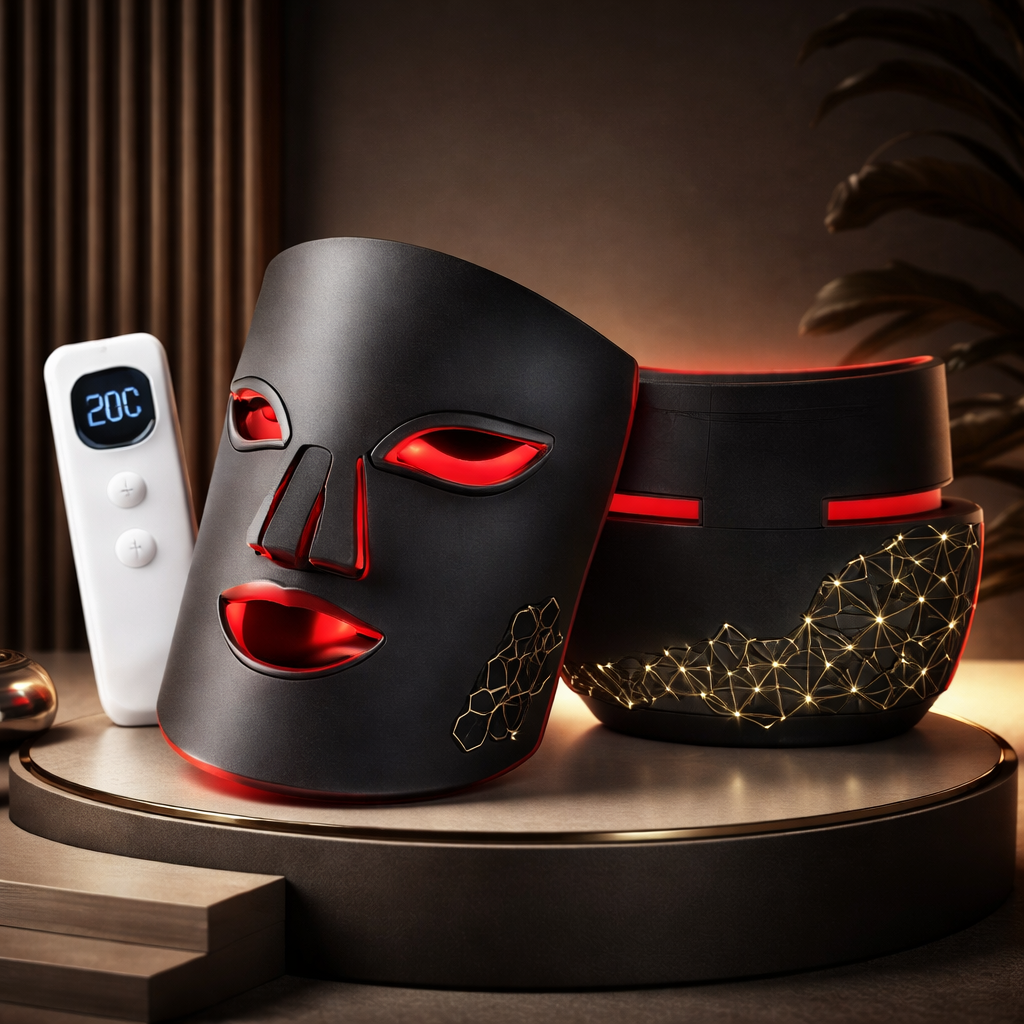Hello Face™ Pro Glow Mask  Roodlicht & Infrarood Therapie